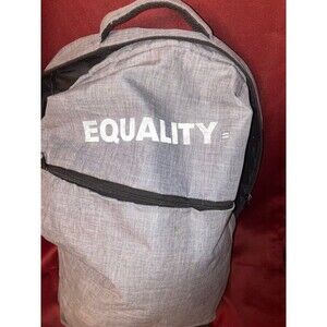 HRC Equality Backpack Reflective Human Rights Campaign Bag Bookbag READ DESCRIPT